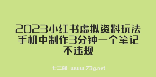 探店达人0-1落地转化课程：实战分享，让探店成为你的副业！-七三阁