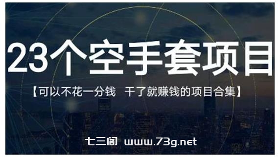 月入8000+，无脑搬砖，普通人可以复制的副业赚钱项目(附软件)-七三阁