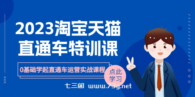 2023淘宝·天猫直通车评特训课，0基础学起直通车运营实战课程（8节课时）-七三阁