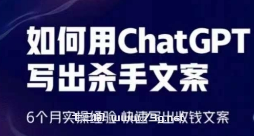 如何用ChatGPT写出杀手文案，6个月实操经验，快速写出收钱文案-七三阁