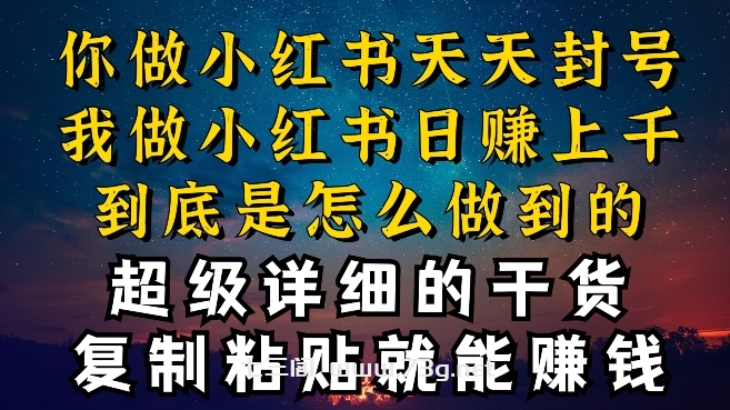 都知道小红书能引流私域变现，可为什么我能一天引流几十人变现上千，但你却频频封号违规被限流-七三阁