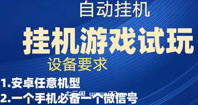 游戏试玩挂机，实测单机稳定50+-七三阁