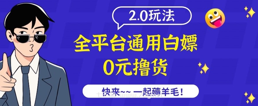 外面收费2980的全平台通用白嫖撸货项目2.0玩法【仅揭秘】-七三阁